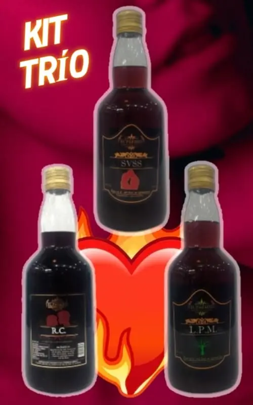 Kit Trío de Licores Afrodisíacos RC SVSS LPM | Máxima Potencia y Envío Gratis